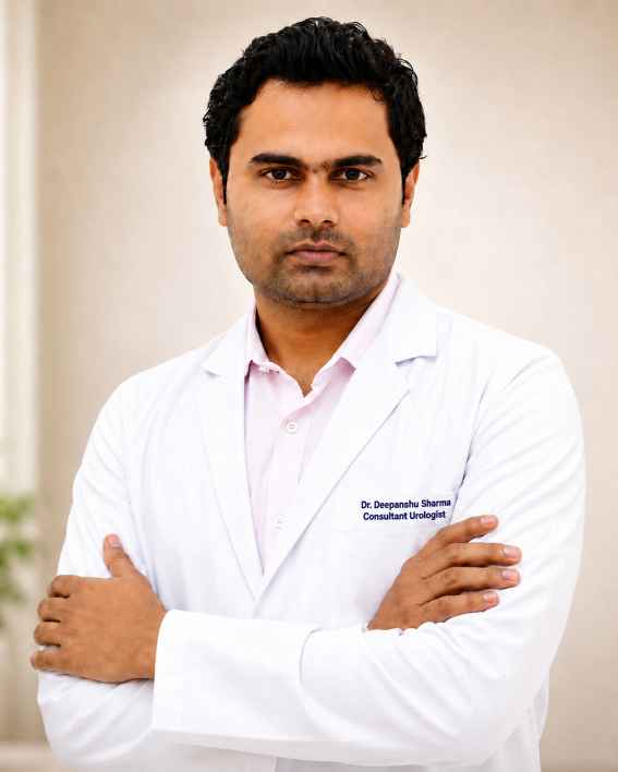 Dr. Deepanshu Sharma — Consultant Urologist (MBBS, MS, M.Ch Urology), Pashupatinath Hospital Gwalior
